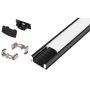 Profil Led Masterled nawierzchniowy 1m czarny mlec-37842