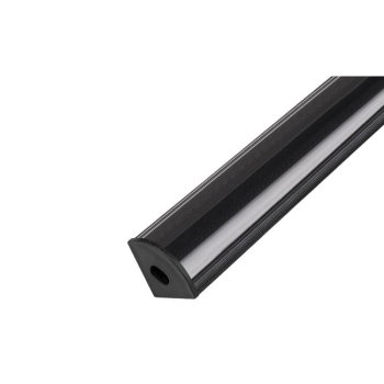 Profil Led Masterled kątowy 2m czarny transparent-37916