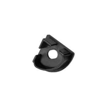 Zaślepka Masterled kątowa czarna z otworem-37925