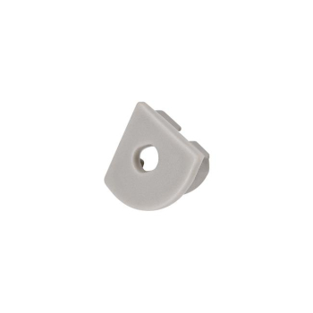 Zaślepka Masterled kątowa szara z otworem-37926