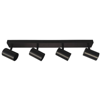 Kinkiet GU10 LED Richi ruchomy x4 czarny-38029