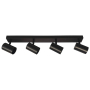 Kinkiet GU10 LED Richi ruchomy x4 czarny-38029