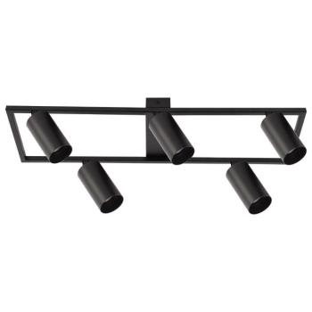 Żyrandol LED GU10 Bumo x5 czarny-38150