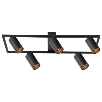 Żyrandol LED GU10 Bumo x5 czarny-38151