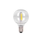 Żarówka LED E12 Filament G40 24V 1W PC 5 szt-38378