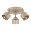 Kinkiet E27 LED Elza ruchomy x3 beżowy okrągły-38694