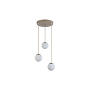 Oprawa wisząca E27 Bali-12 50cm x3-2 beż+złoty-38655