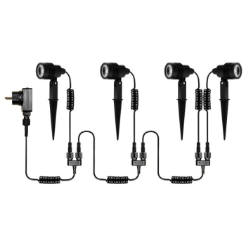 Lampa ogrodowa LED 24V Neo Xela 3000K zestaw x4-38617