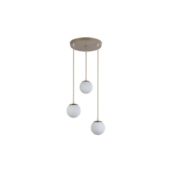 Oprawa wisząca E27 Bali-12 50cm x3-2 beż+złoty-38655