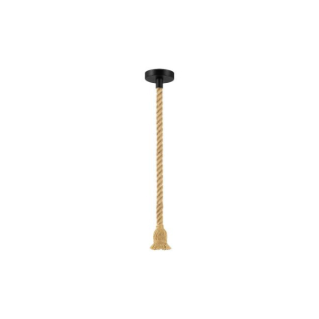 Oprawa wisząca E27 Sznur 120cm x1 czarna-38669