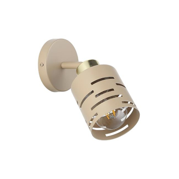 Kinkiet E27 LED Elen ruchomy x1 beż+złoty-38696