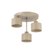 Kinkiet E27 LED Elza x3 beżowy okrągły-38700