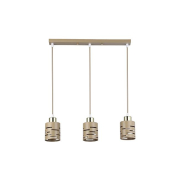 Oprawa wisząca E27 Elen x3 50cm beż+złota-38708