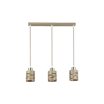 Oprawa wisząca E27 Elen x3 50cm beż+złota-38708