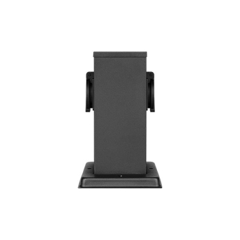 Słupek ogrodowy Ontario 230V 20cm 2 gniazda czarny-38895