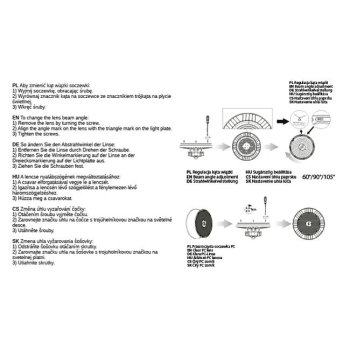 Lampa LED High bay ADC 200W 4000K Zhaga-38917