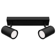 Kinkiet GU10 LED Richi ruchomy x2 czarny-39190