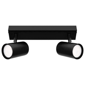 Kinkiet GU10 LED Richi ruchomy x2 czarny-39191