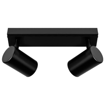 Kinkiet GU10 LED Richi ruchomy x2 czarny-39193