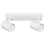 Kinkiet GU10 LED Richi ruchomy x2 biały-39196