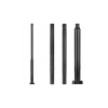 Słup oświetleniowy SQ 76mm 4m 20x20cm czarny-39233