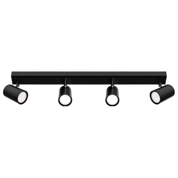 Kinkiet GU10 LED Richi ruchomy x4 czarny-39226