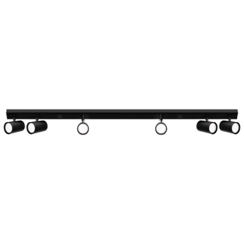Kinkiet GU10 LED Richi ruchomy x6 czarny-39236