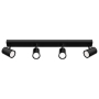 Kinkiet GU10 LED Richi ruchomy x4 czarny-39226