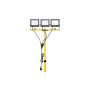 Zestaw naświetlacz LED SMD Tiga statyw 3x50W 4500K-39299