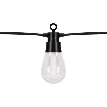 Girlanda LED 24V 6,5m 10x LED 2700K łezka płomień-39397