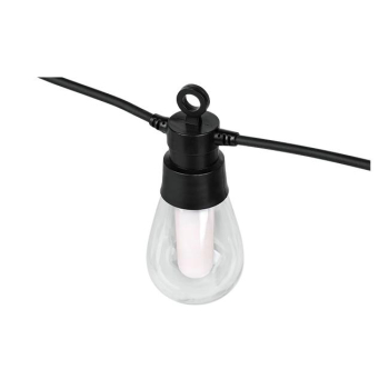 Girlanda LED 24V 6,5m 10x LED 2700K łezka płomień-39398