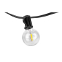 Girlanda LED solarna 20m 20x E12 2700K pilot-39326