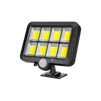 Naświetlacz LED solarny IP44 8xCOB PIR-39465