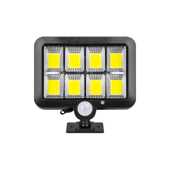 Naświetlacz LED solarny IP44 8xCOB PIR-39467