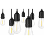 Girlanda LED 230V 20m 20x E27 2700K-39426