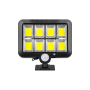 Naświetlacz LED solarny IP44 8xCOB PIR-39467