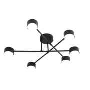 Żyrandol LED GX53 Komi x6 czarny-39500