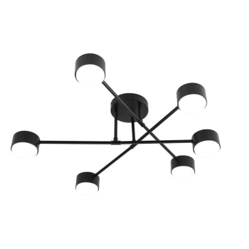 Żyrandol LED GX53 Komi x6 czarny-39500