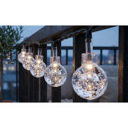 Girlanda LED solarna 40 led 785cm okrągła-39664