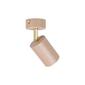 Kinkiet GU10 LED Bardo ruchomy x1 beż+złoty-39745