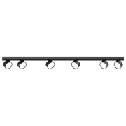 Kinkiet GX53 LED Capris ruchomy x6 czarny-39820