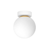 Kinkiet E27 LED Bali-15 15cm x1 biały+złoty-39927