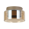 Kinkiet GX53 LED Glossy x1 beżowy bursztyn-39946