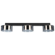 Kinkiet GX53 LED Glossy x3 czarny dymiony-39949