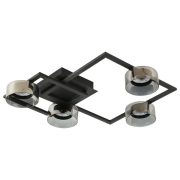 Żyrandol LED GX53 Glossy x4 czarny dymiony-39951