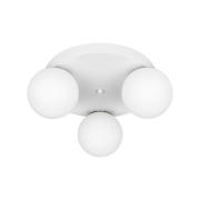 Kinkiet E27 LED Bali-12 29cm x3-1 biały+złoty-39974