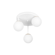 Kinkiet E27 LED Bali-12 29cm x3-2 biały+złoty-39987
