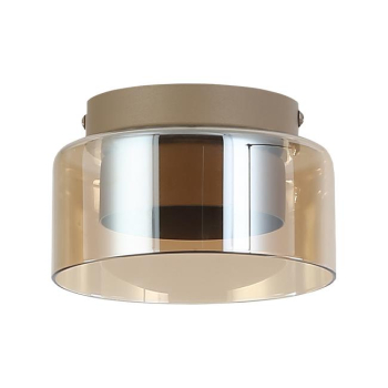 Kinkiet GX53 LED Glossy x1 beżowy bursztyn-39946