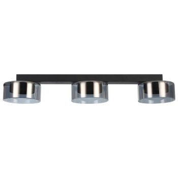 Kinkiet GX53 LED Glossy x3 czarny dymiony-39949