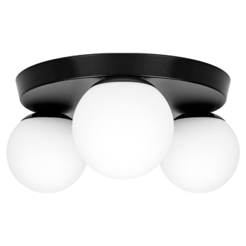 Kinkiet E27 LED Bali-12 29cm x3-1 czarny-39967